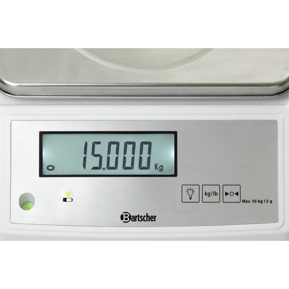Konyhai mérleg 15kg, 2g